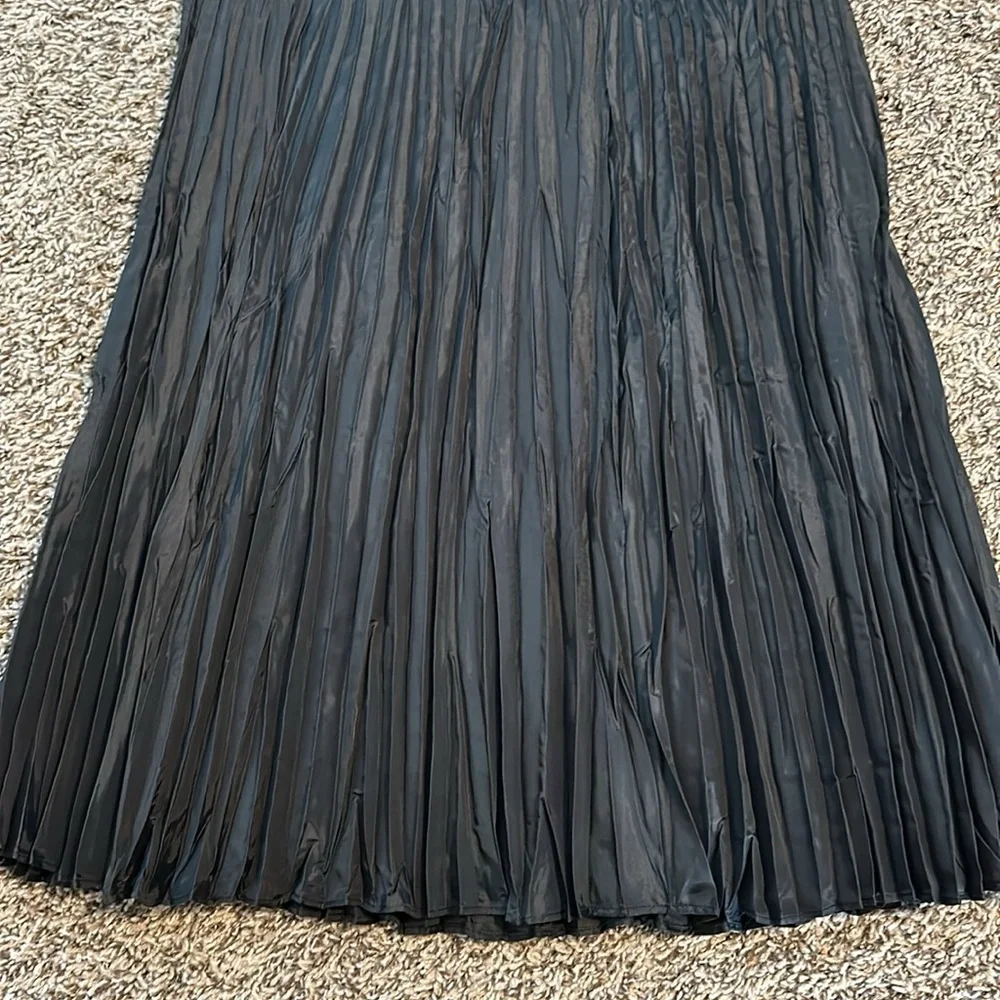 NWT BELIZA black midi skirt n